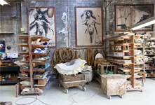 View of the Wax Department.