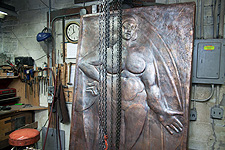 Bronze casting by Gaston Lachaise.